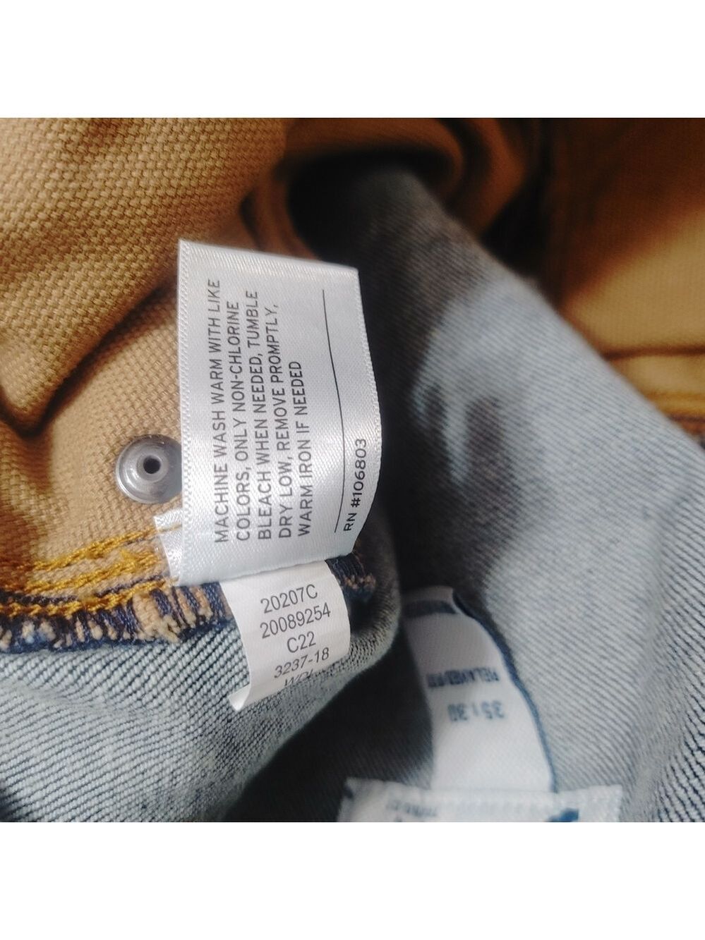NWT Duluth Trading Men's DuluthFlex Ballroom Relaxed Jeans in Dark Blue 35x30 - Picture 10 of 16